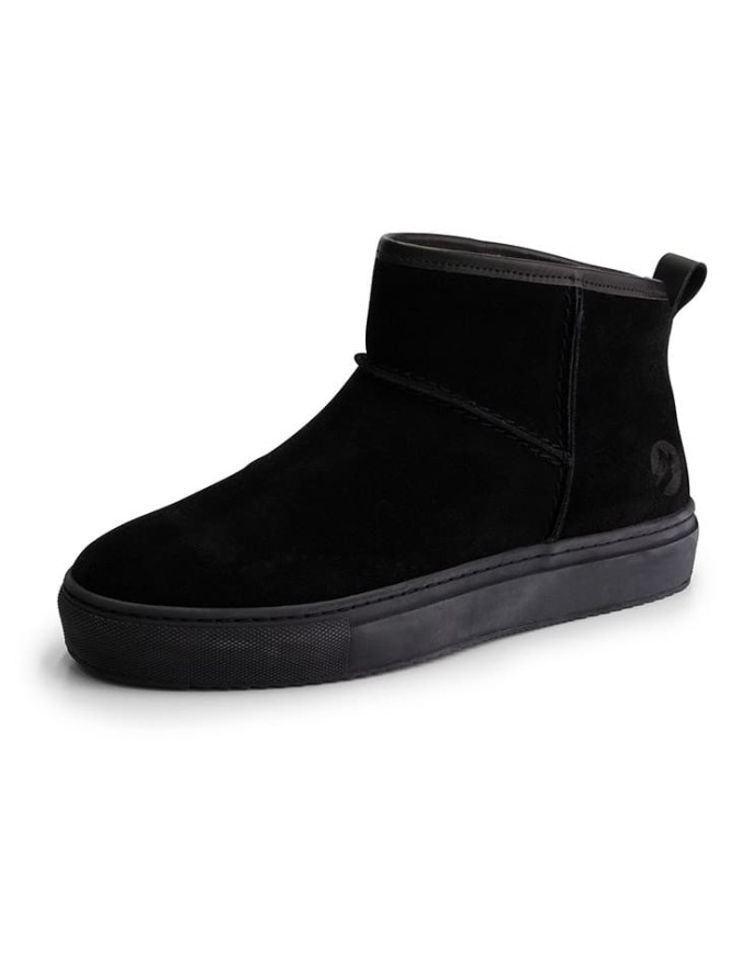 TRAVELIN' Skórzane botki "Vail" w kolorze czarnym rozmiar: 40