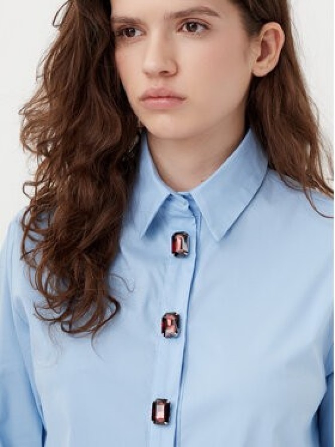 Motivi Koszula 5381W000430N Niebieski Regular Fit