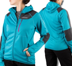 Bluza turystyczna damska Viking Yosemite Lady trekkingowa rozpinana z kapturem
