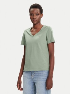 Gant T-Shirt Shield 4200750 Zielony Regular Fit