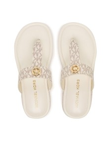 MICHAEL Michael Kors Japonki Koya Flip Flap 40R6KOFA2B Écru
