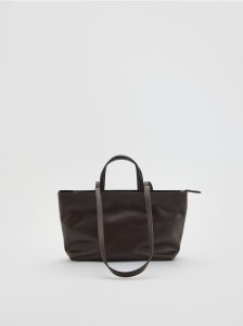 Torebka shopper - ciemnobrązowy