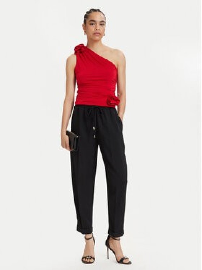 ACCESS FASHION Spodnie materiałowe 63-5101-183 Czarny Regular Fit