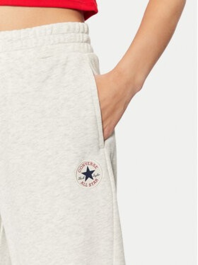 Converse Spodnie dresowe Retro Banana 10027565-A02 Szary Loose Fit