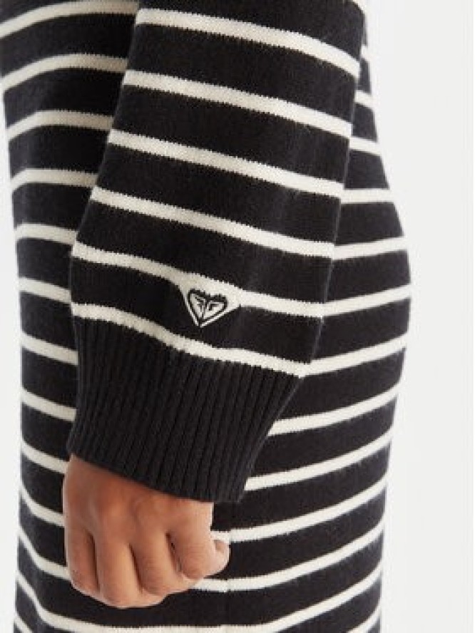 Roxy Sukienka dzianinowa Cool Waves SD ERJKD03536 Czarny Regular Fit