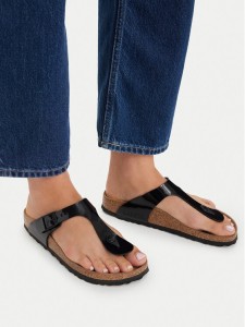 Birkenstock Japonki Gizeh Bs 0043663 Czarny