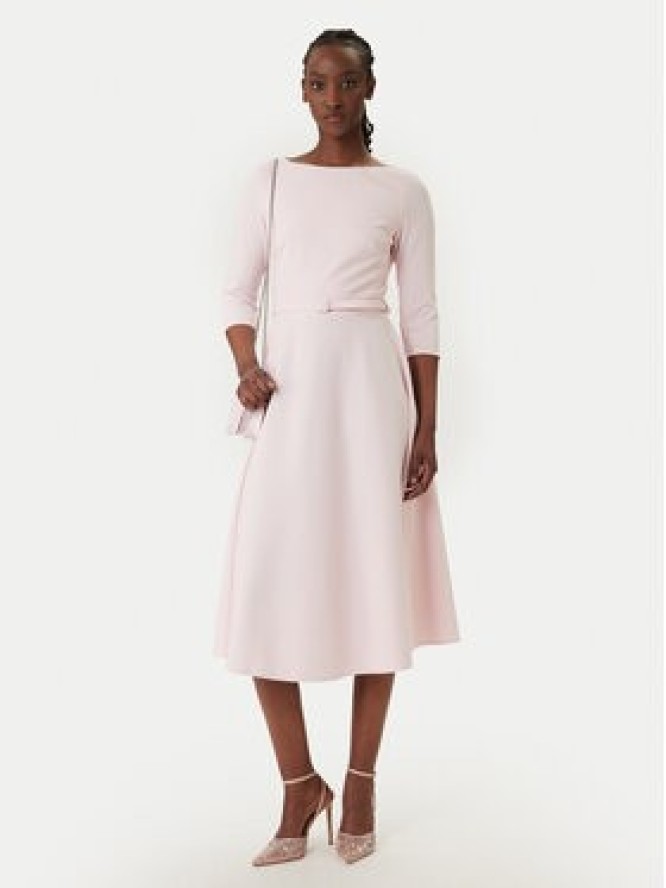 Rinascimento Sukienka koktajlowa CFC0127892003 Różowy Regular Fit