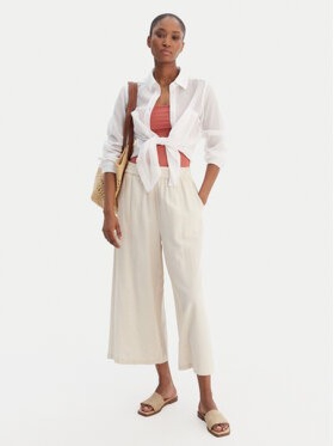 Seafolly Koszula Breeze 55428-TO Biały Regular Fit