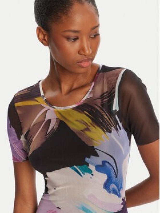 Desigual Sukienka codzienna Bernadette 25WWVK19 Kolorowy Slim Fit