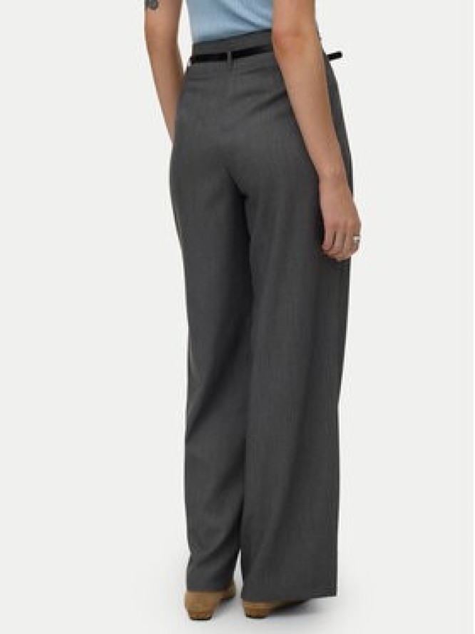 Vero Moda Spodnie materiałowe Tahia 10340300 Szary Wide Leg