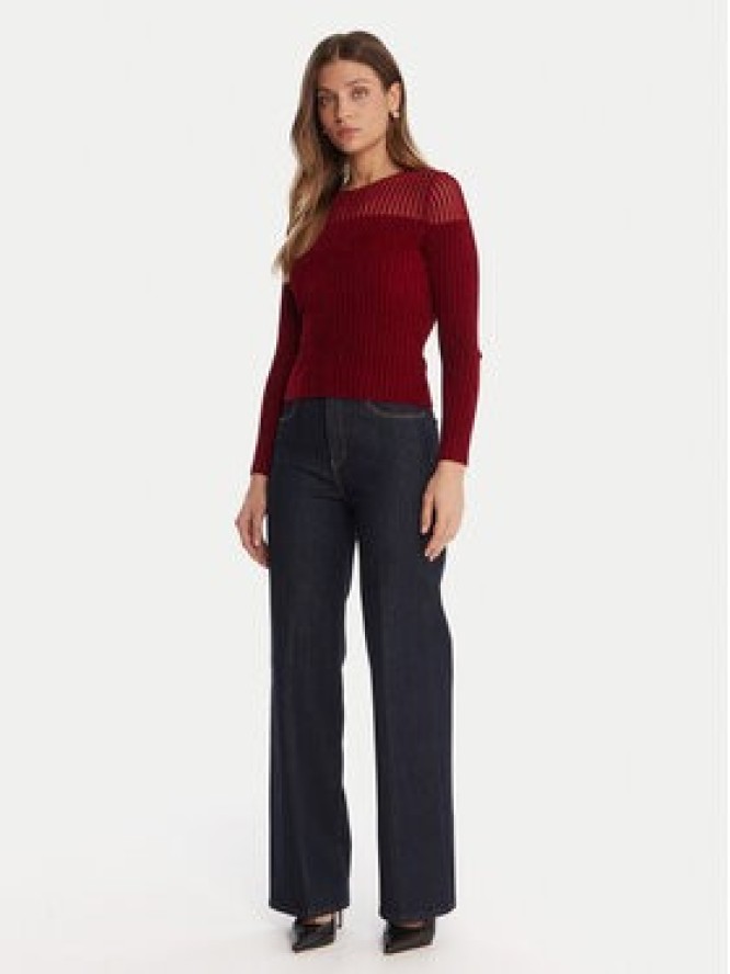 Guess Sweter W5BR62 Z0890 Czerwony Slim Fit