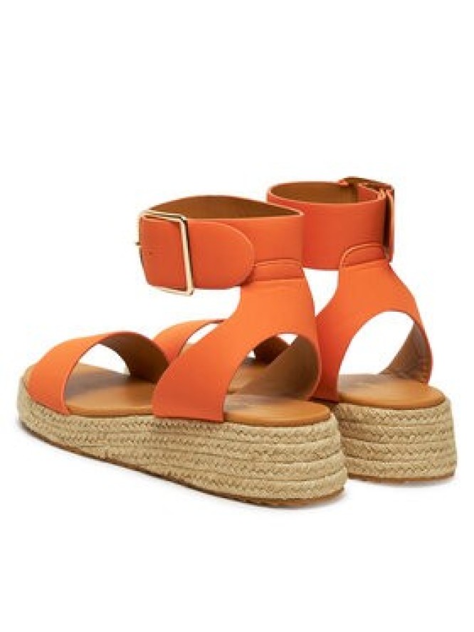 DeeZee Espadryle QS276-1 Pomarańczowy