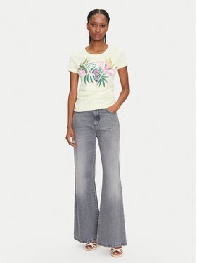 Guess T-Shirt W5GI07 J1314 Żółty Regular Fit