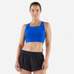 Koszulka do biegania bez rękawów damska Kiprun 900 Light crop top