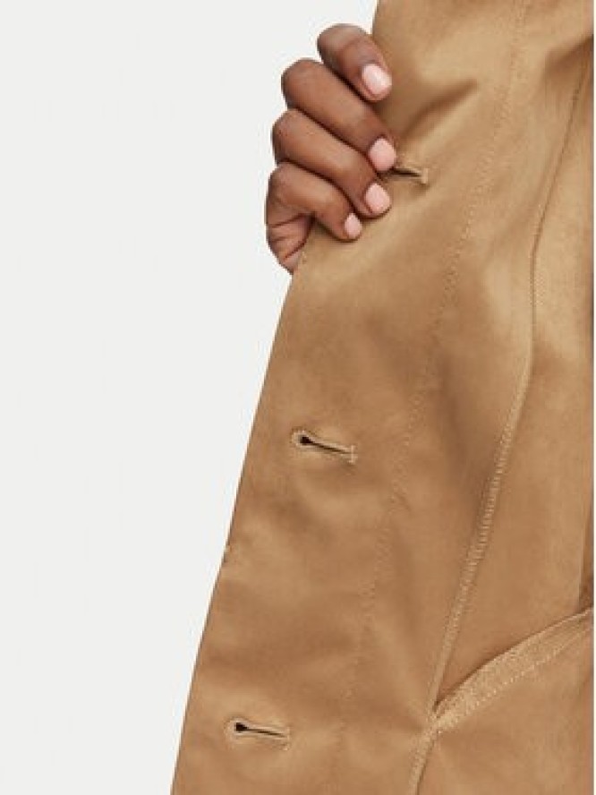 Guess Kurtka z imitacji skóry W6GL45 W2466 Brązowy jasny Regular Fit