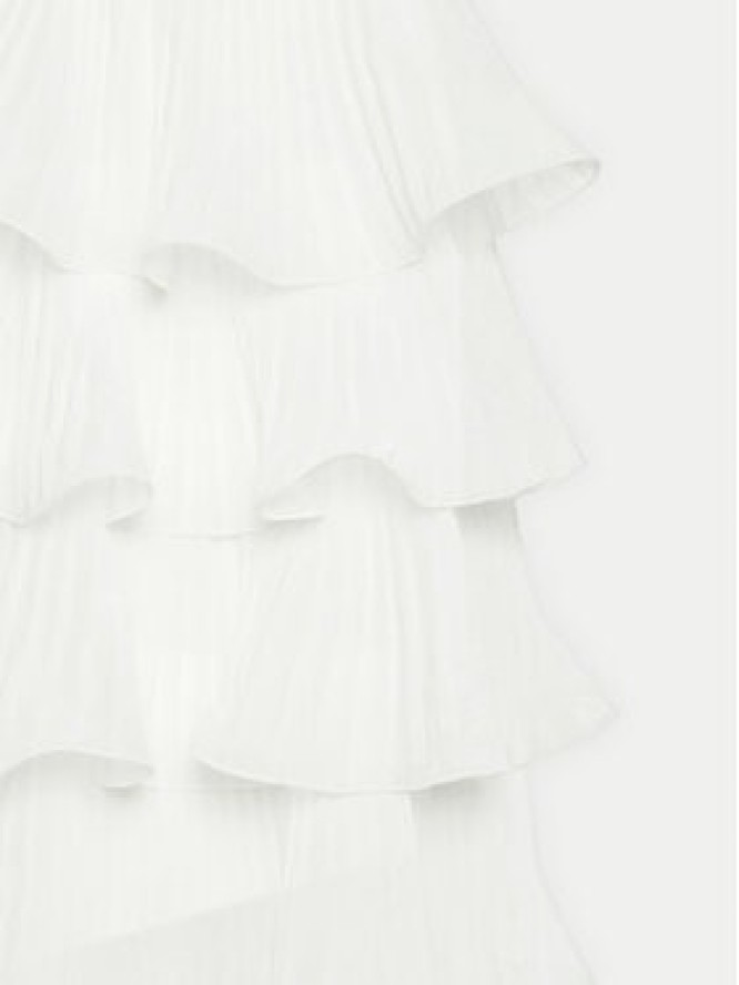 YAS Sukienka koktajlowa Lucia 26036503 Biały Regular Fit