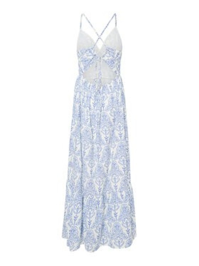 YAS Sukienka letnia Cinni 26036881 Błękitny Regular Fit