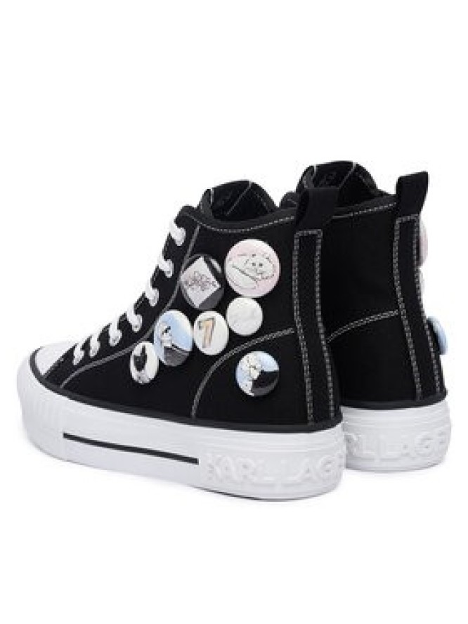 KARL LAGERFELD Trampki KL60459 Czarny