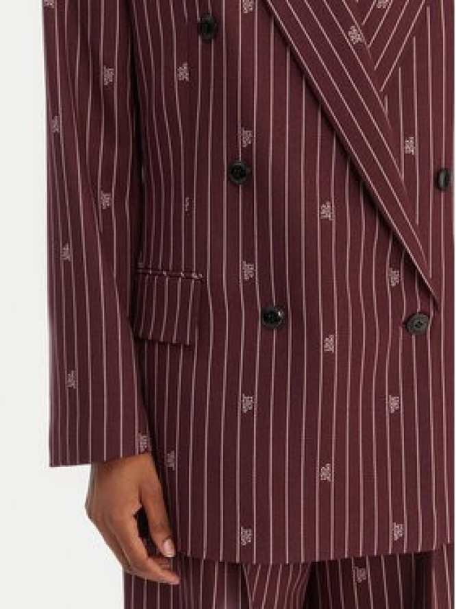 HUGO Marynarka Antegi 50554428 Bordowy Relaxed Fit