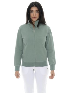 Bluzy damskie Leone Basic z kołnierzykiem zapinanym na zamek