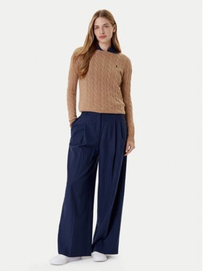 Polo Ralph Lauren Sweter 211971865002 Beżowy Slim Fit