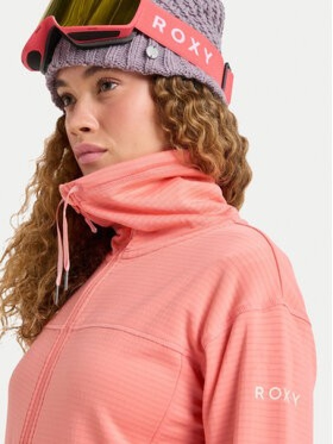 Roxy Bluza techniczna Vertere Full Zip ERJFT04974 Pomarańczowy Regular Fit