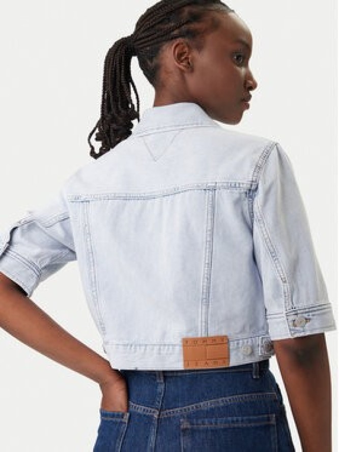 Tommy Jeans Kurtka jeansowa DW0DW22388 Błękitny Regular Fit