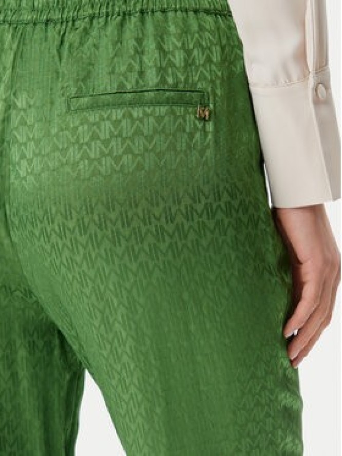 Lola Casademunt by Maite Spodnie materiałowe MS2514007 Zielony Regular Fit