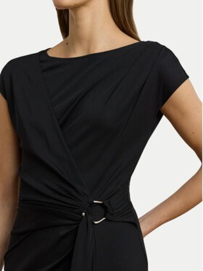 LAUREN RALPH LAUREN Sukienka koktajlowa 200973601001 Czarny Slim Fit