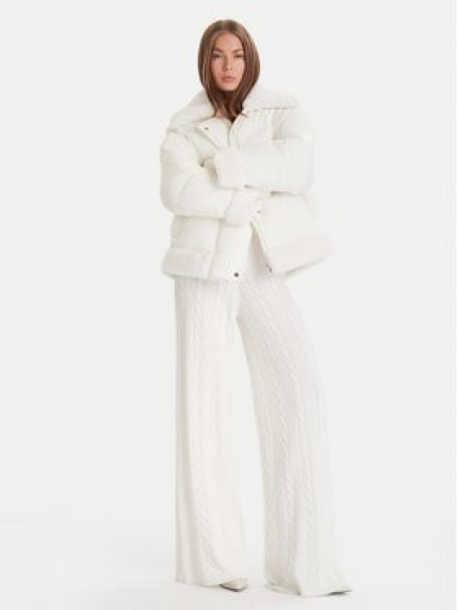 BOSS Kurtka zimowa C_Pajuna 50548173 Écru Relaxed Fit