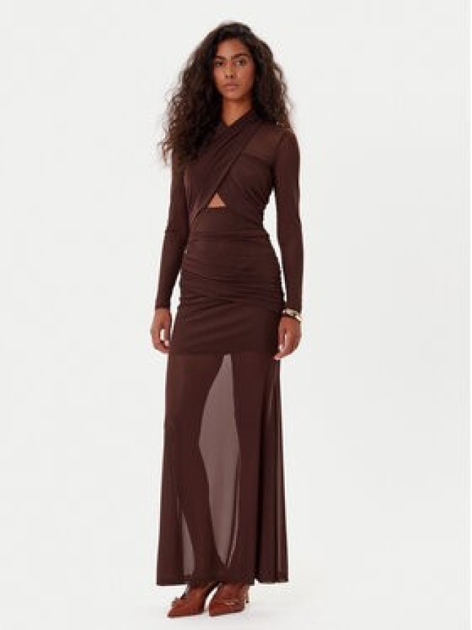 Bardot Sukienka wieczorowa Veria 59987DB Brązowy Regular Fit