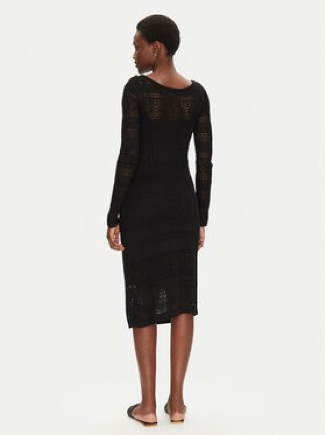 Morgan Sukienka dzianinowa 251-RMPIMA M Czarny Slim Fit