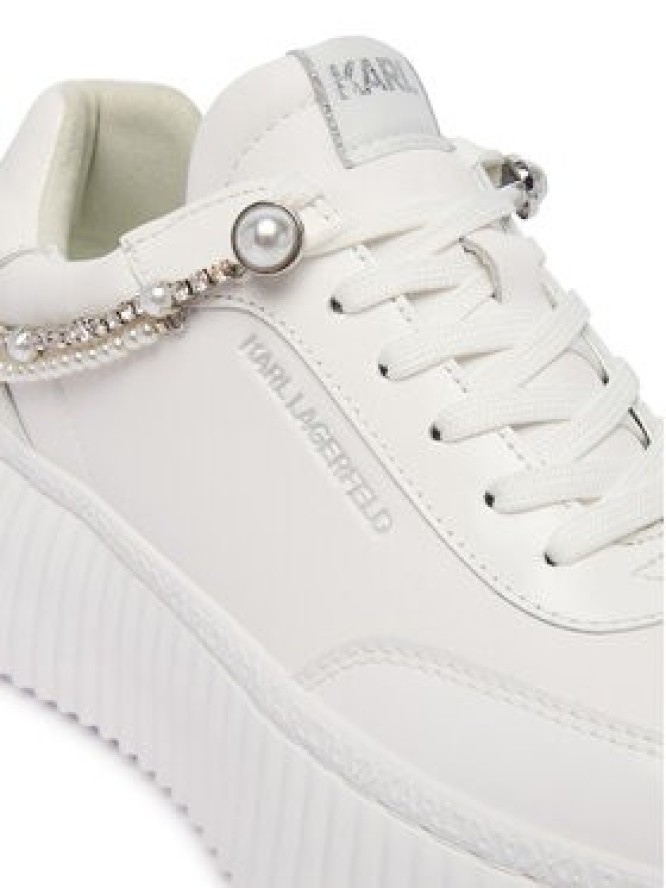 KARL LAGERFELD Sneakersy Kreeper KL42320P Biały