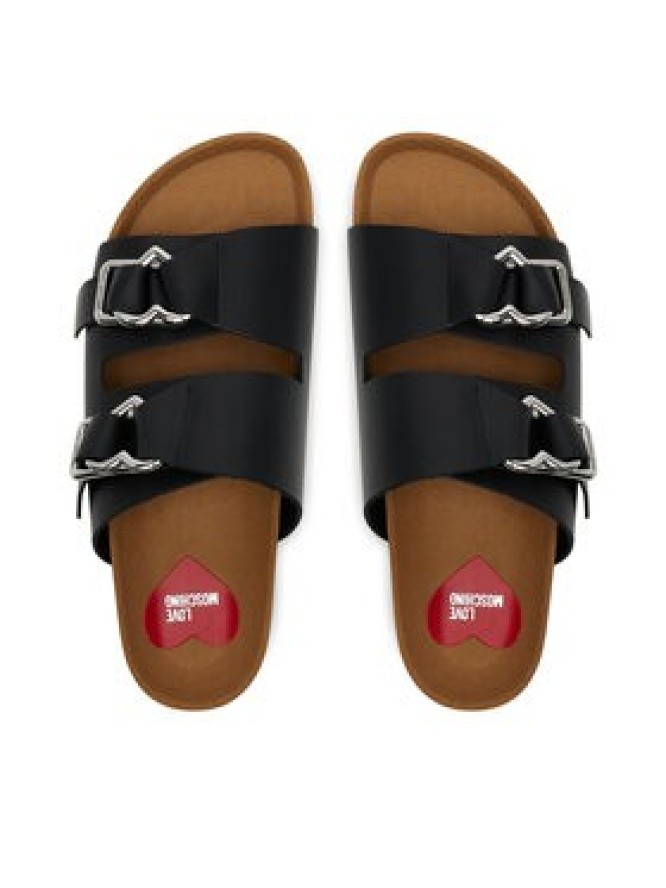 LOVE MOSCHINO Klapki JA28273G1MIA000A Czarny