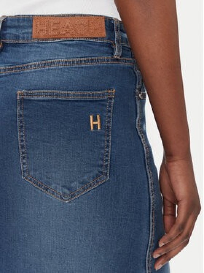 Silvian Heach Spódnica jeansowa Quofoy GPP25403LO Granatowy Regular Fit