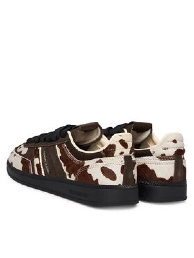 Tommy Jeans Sneakersy The Greenwich Edge Calf Hair EN0EN03007 Brązowy