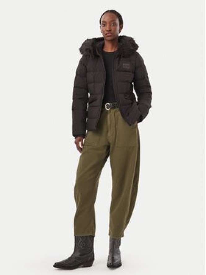 Tommy Jeans Kurtka puchowa DW0DW23409 Czarny Slim Fit