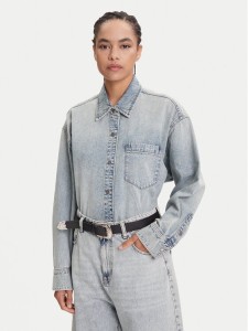 Miss Sixty Koszula jeansowa 6S1XJ49500 Niebieski Loose Fit