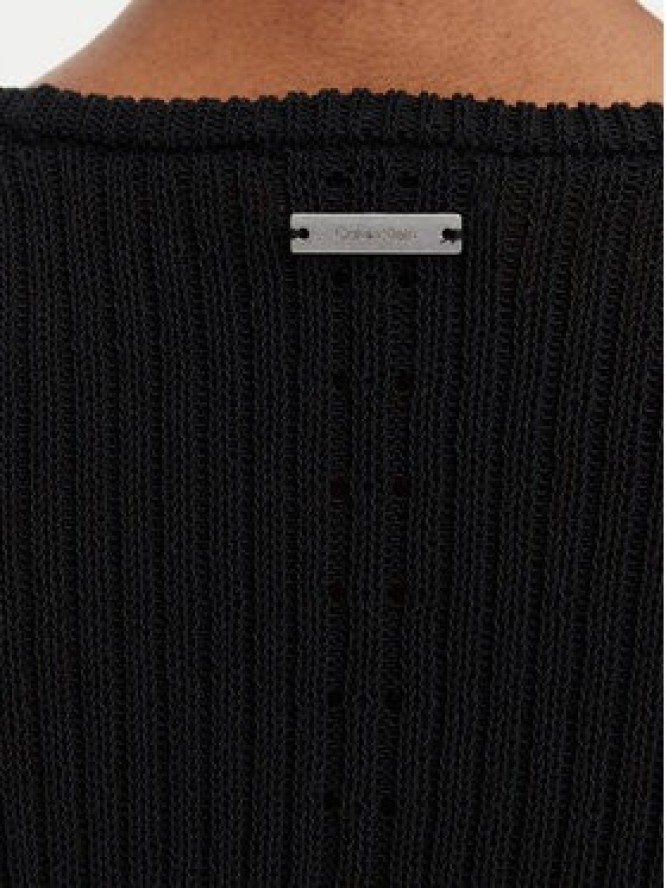 Calvin Klein Kardigan LV047G317G Czarny Classic Fit