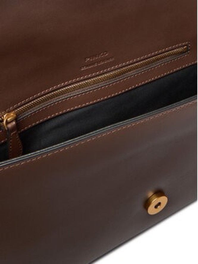 PINKO Torebka Love One Mini Slouchy Fl 104524 A0QO Brązowy