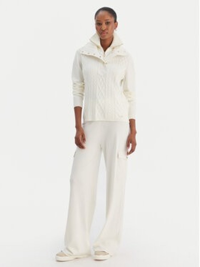 Liu Jo Sport Sweter TF5039 MS75L Écru Regular Fit