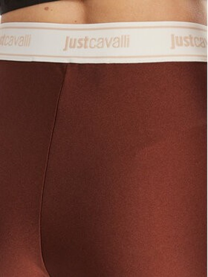 Just Cavalli Legginsy 80PAC100 J0108 Brązowy Skinny Fit