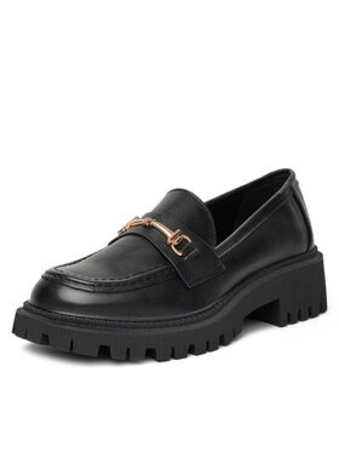 DeeZee Loafersy 13027-12 Czarny
