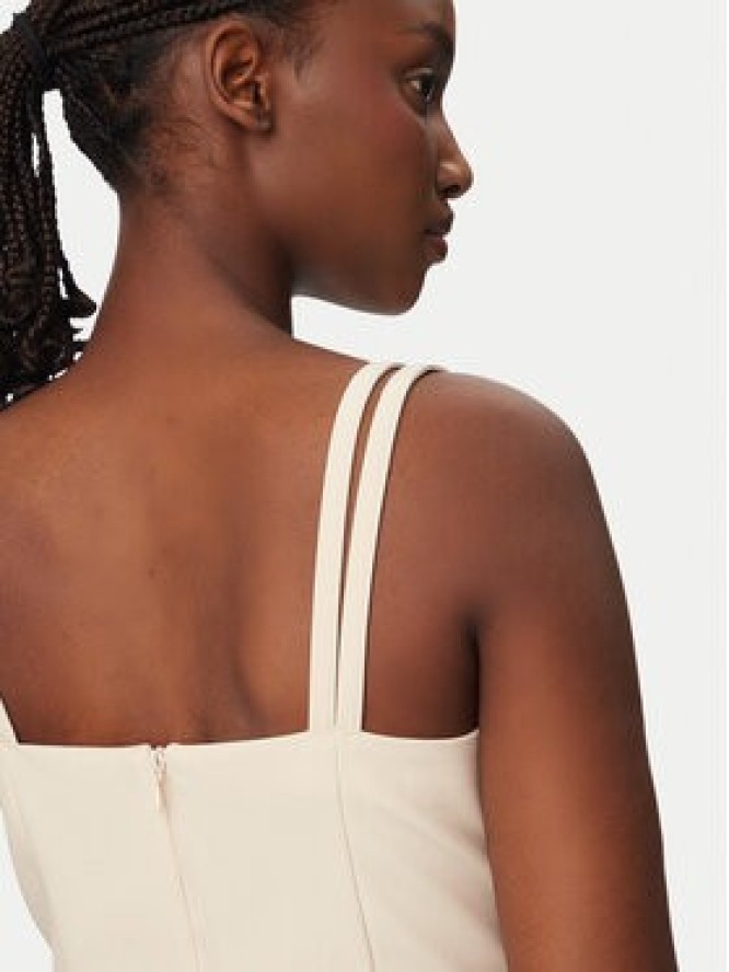 Rinascimento Top CFC0127891003 Beżowy Slim Fit