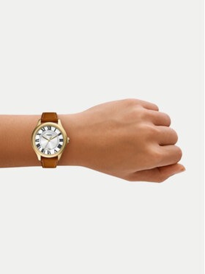 Fossil Zegarek Gilmore ES5397 Brązowy