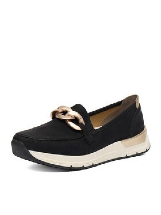 Rieker Półbuty 58944-00 Czarny