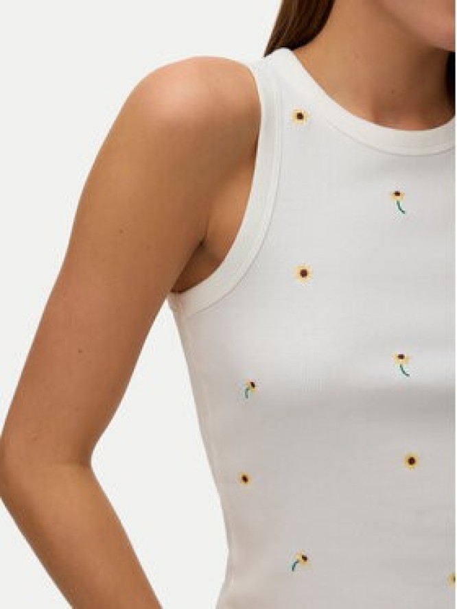 Vero Moda Top Naja 10341964 Biały Slim Fit