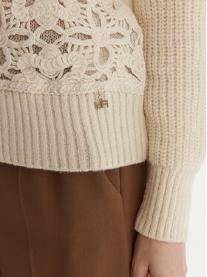 Artigli Sweter ACMA002802 Écru Regular Fit