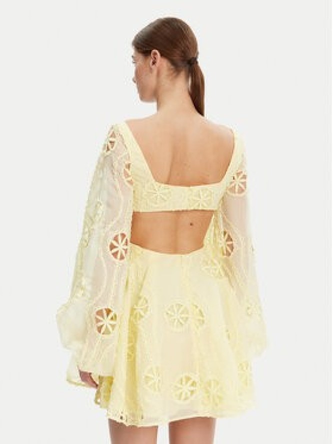 Bardot Sukienka koktajlowa 59858DB Żółty Regular Fit