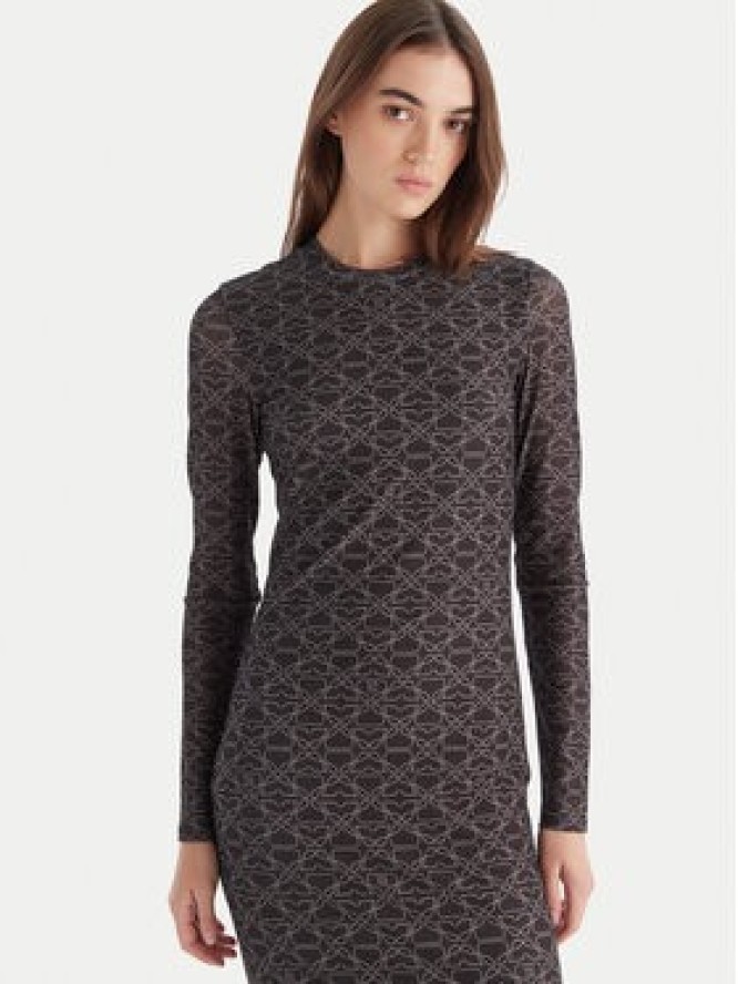 HUGO Sukienka codzienna Nastan 50542400 Czarny Slim Fit